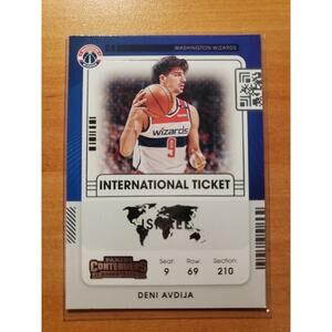 Deni Avdija 2021-2022 Panini Contenders #19 - Wizards - NBA - Fresh Pull
